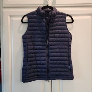 J McLaughlin Navy Blue Puffer Vest Womens Size XS